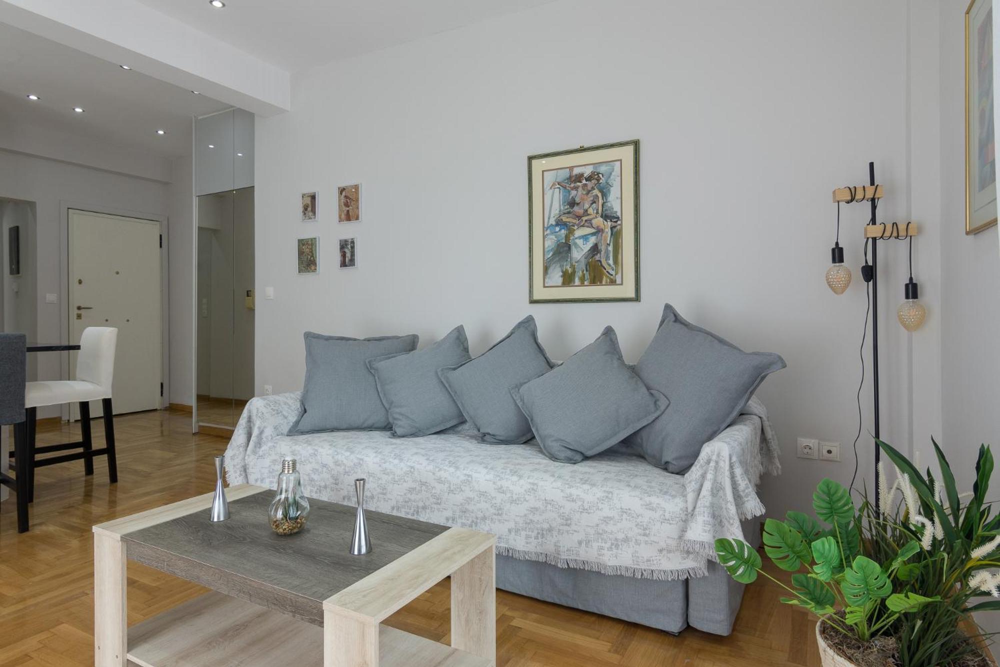 Appartement One Bedroom W/ Balcony Athènes